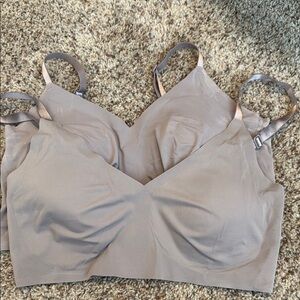 True & Co. Women's Bra in Taupe